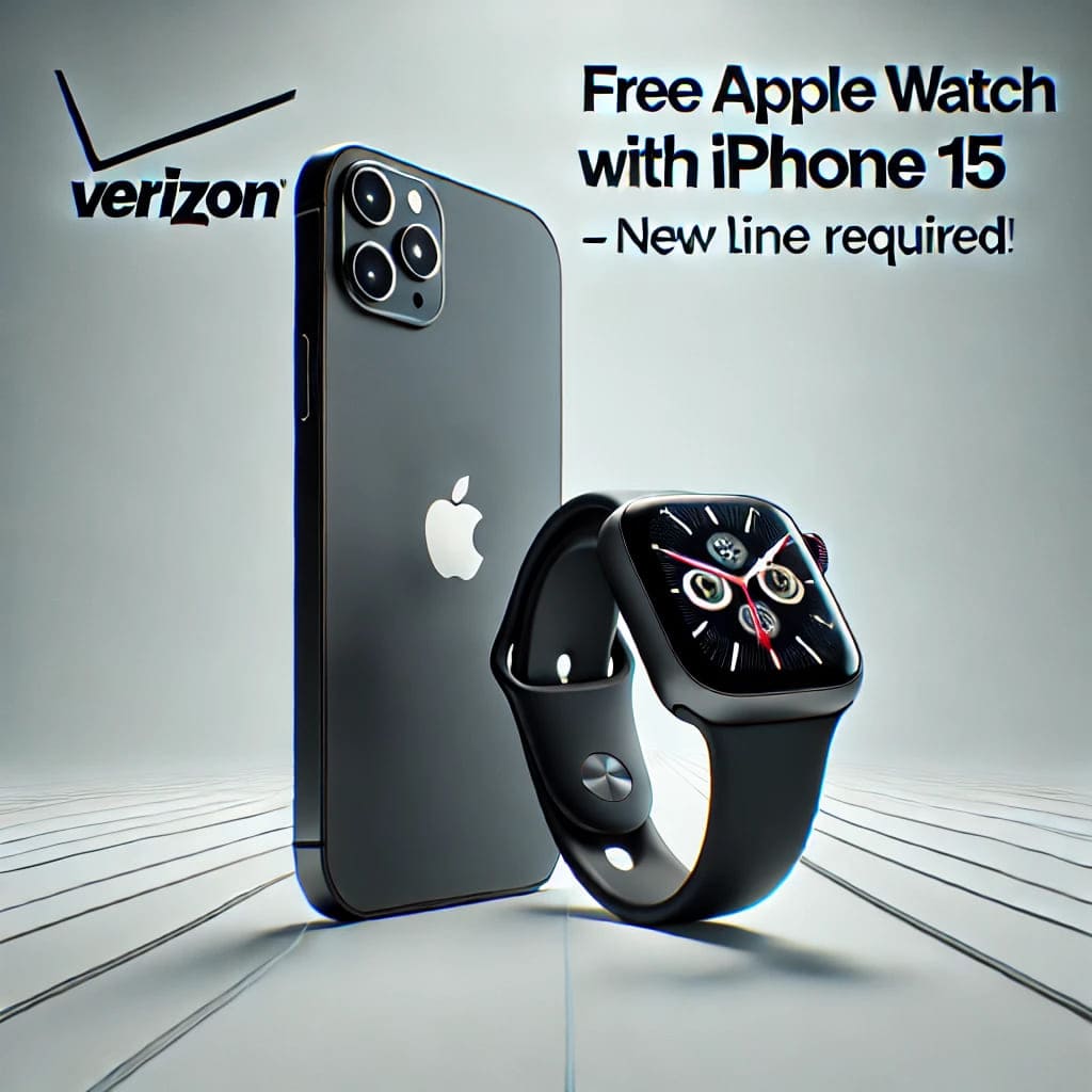 Verizon free Apple Watch with iPhone 15